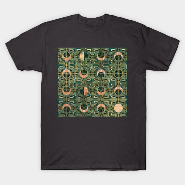 Art Deco Moonbeams T-Shirt by ThisIsNotAnImageOfLoss